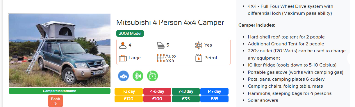 Location camping-car Profilé Familial 5 places - Evasia